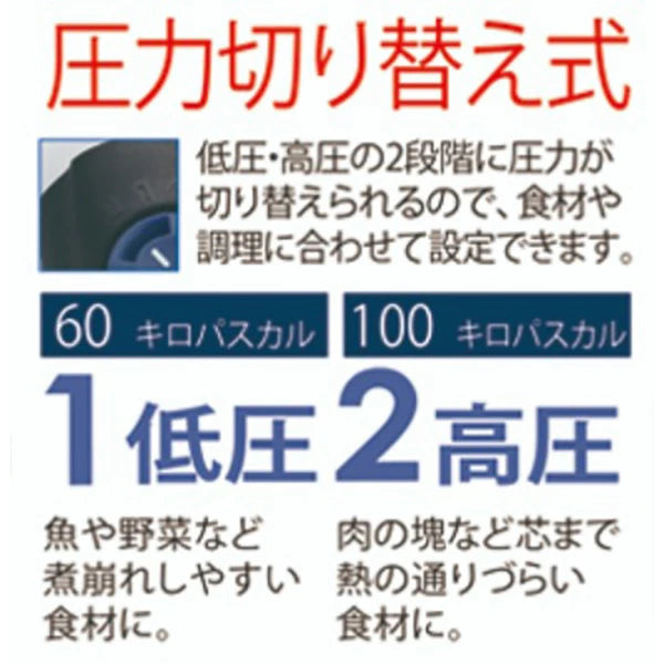 パール金属 クイックエコ 3層底切り替え式両手圧力鍋 選べる容量4.5L/5.5L ステンレス 圧力なべ オール熱源対応 メーカー1年保証 レシピブック付き 小型 カレー 煮込み料理 角煮 業務用 電気 電熱 ハロゲン ヒーター