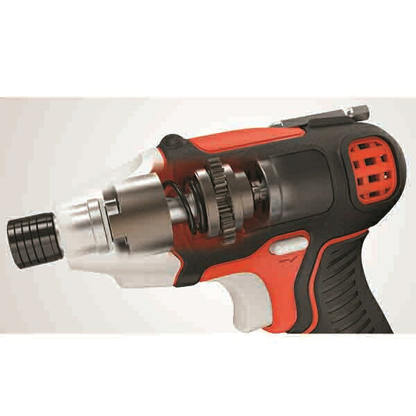 BLACK&DECKER インテリア・ソフトインパクト ISD72JP 7.2V コードレス インパクトドライバー 10本ビット付き