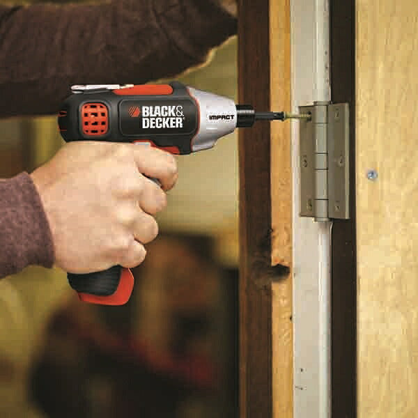 BLACK&DECKER インテリア・ソフトインパクト ISD72JP 7.2V コードレス インパクトドライバー 10本ビット付き