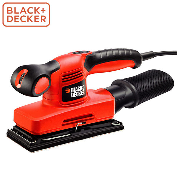 BLACK&DECKER コンパクトオービタルサンダー 240W KA320EJP ダイヤル式6段階変速 クランプ式 電動サンダー