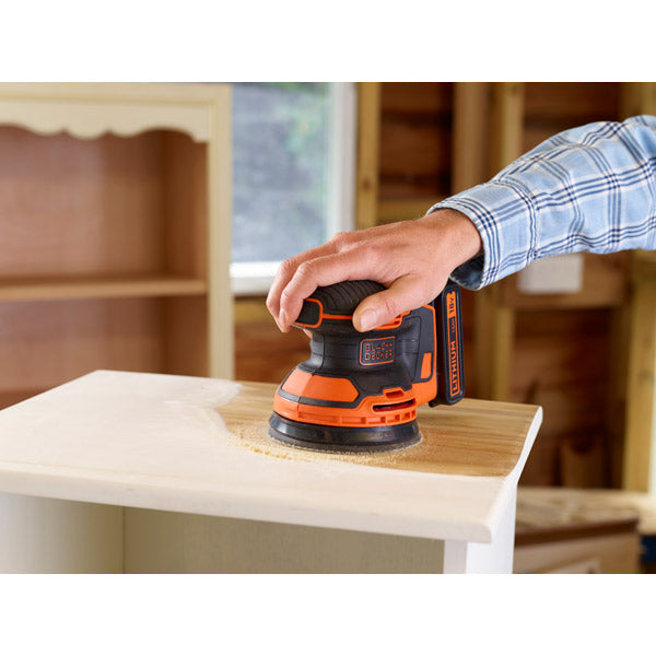 BLACK&DECKER 18V コードレスランダムオービットサンダー本体のみ BDC12S-JP 電動工具 研磨機