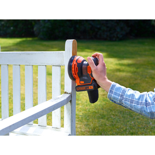 BLACK&DECKER 18V コードレスランダムオービットサンダー本体のみ BDC12S-JP 電動工具 研磨機