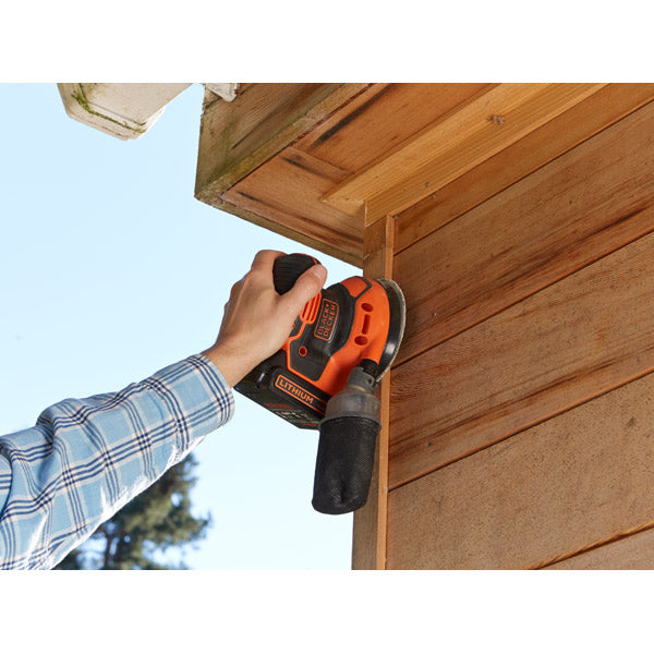 BLACK&DECKER 18V コードレスランダムオービットサンダー本体のみ BDC12S-JP 電動工具 研磨機