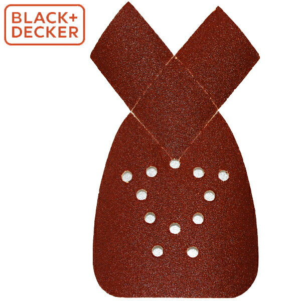 BLACK&DECKER（ブラックアンドデッカー）#120サンドペーパー 5枚セット 純正品 74585GAJP