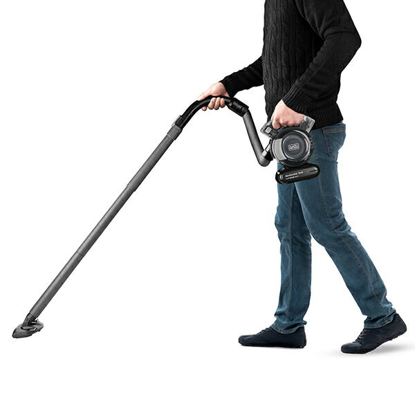 BLACK+DECKER ブラックアンドデッカー リチウムフレキシー TPD1420BOFL-JP 14.4V コードレス掃除機 1.5m伸縮ノズル ペットノズル付 アクセサリーセット