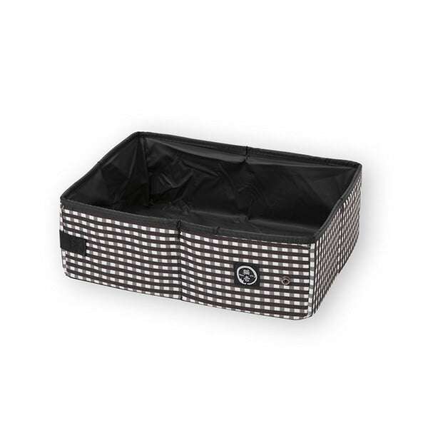 猫壱 ポータブルケージとトイレのセット 折りたたみ式 防災・旅行・避難用 2匹対応 表札付