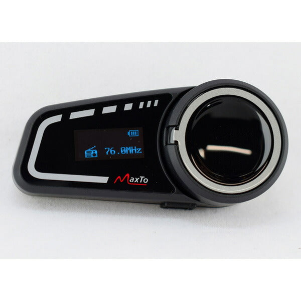 Maxto タンデム快適インカムセット MAXSET2 M3+M2C 2台セット 6人同時通話 ドライブレコーダー付