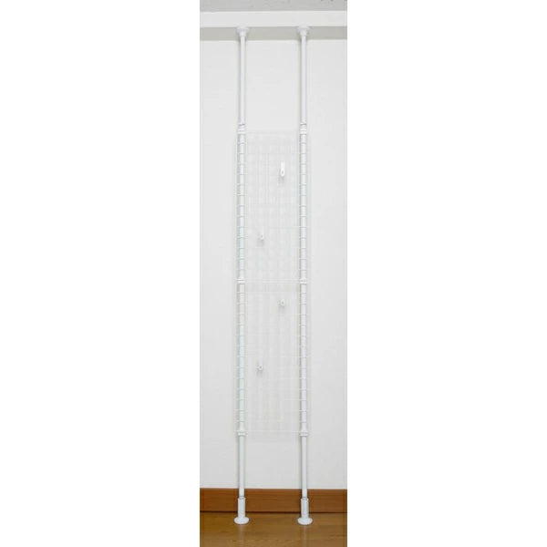 平安伸銅 突ぱりネット間仕切 35 TNP-1 | 高さ200-275cm 壁面収納 パーテーション