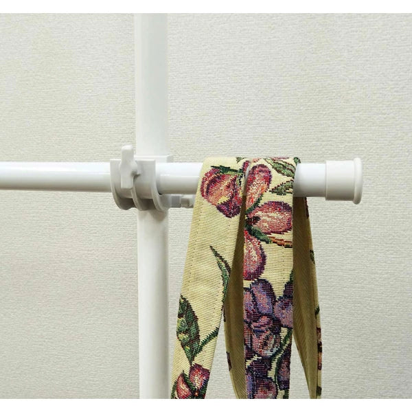 平安伸銅 突っ張り強力2段ハンガー TNP-3 幅56-95cm 高さ200-275cm 耐荷重15kg 省スペース クローゼット 収納