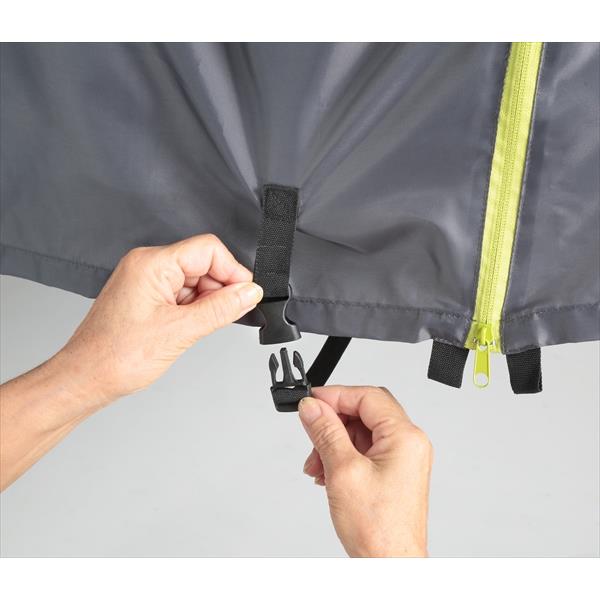 川住製作所 サイクルカバー 電動アシスト車対応 ファスナー付き 3D立体縫製 KW-388AS KW-389AS