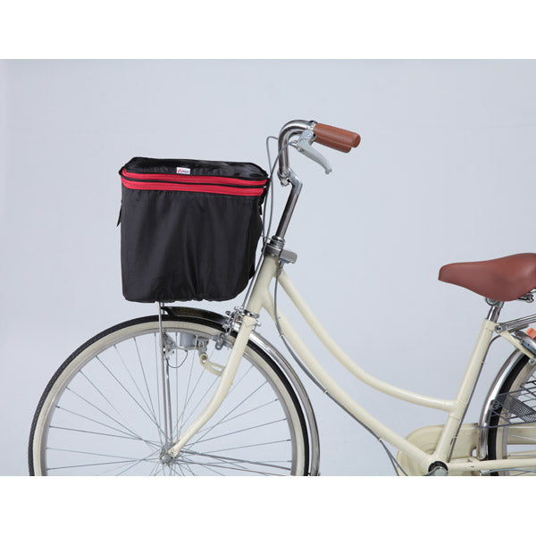 川住製作所 自転車 カゴカバー 前カゴ用 2段式 伸縮式 前後開閉 ポリエステル製