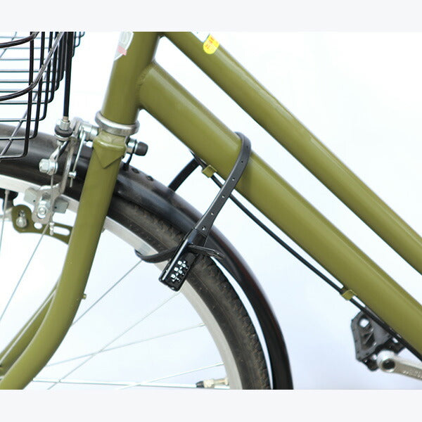 川住製作所 ソクロック SOKULOCK ロング ダイヤル式 結束バンドロック 自転車 バッテリー盗難防止