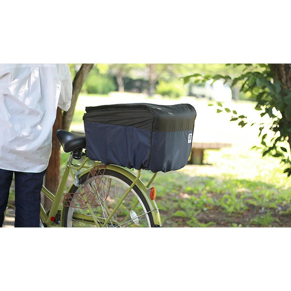 MARUTO 2段式カゴカバー Step! 大容量 撥水 前かご・後ろかご対応 電動アシスト自転車対応 選べる5色