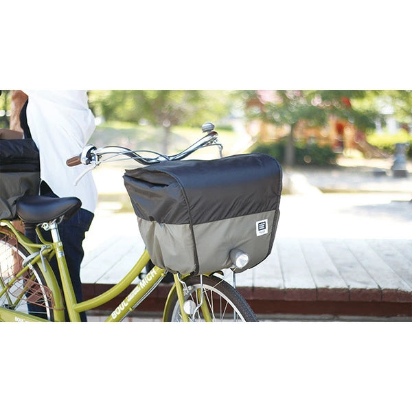 MARUTO 2段式カゴカバー Step! 大容量 撥水 前かご・後ろかご対応 電動アシスト自転車対応 選べる5色