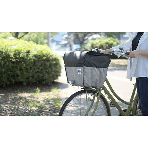 MARUTO 2段式カゴカバー Step! 大容量 撥水 前かご・後ろかご対応 電動アシスト自転車対応 選べる5色