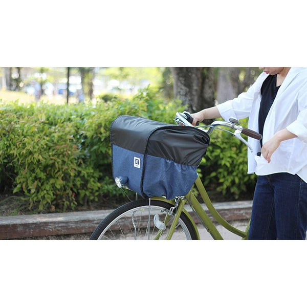 MARUTO 2段式カゴカバー Step! 大容量 撥水 前かご・後ろかご対応 電動アシスト自転車対応 選べる5色