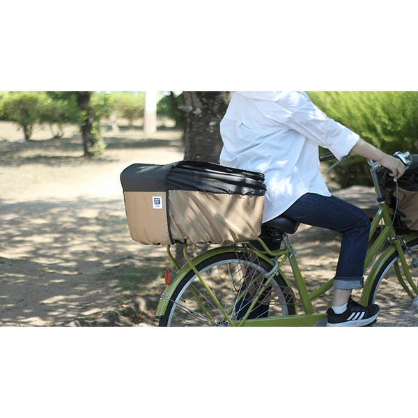 MARUTO 2段式カゴカバー Step! 大容量 撥水 前かご・後ろかご対応 電動アシスト自転車対応 選べる5色