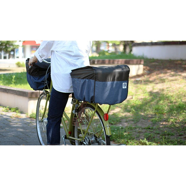 MARUTO 2段式カゴカバー Step! 大容量 撥水 前かご・後ろかご対応 電動アシスト自転車対応 選べる5色