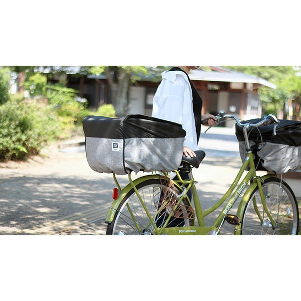 MARUTO 2段式カゴカバー Step! 大容量 撥水 前かご・後ろかご対応 電動アシスト自転車対応 選べる5色