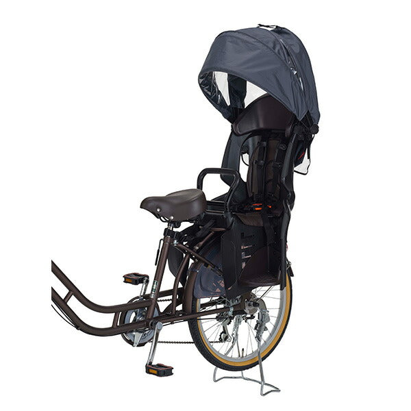 OGK 自転車リヤチャイルドシート用レインカバー ルーフキッズC リヤ用 チャコール RCR-012