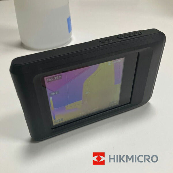 HIKMICRO（ハイクマイクロ） Pocket2 サーモグラフィーカメラ HMTP423AQF/W | 256×192解像度 8MP可視光カメラ -20℃～400℃ Wi-Fi対応 建物検査・電気設備点検