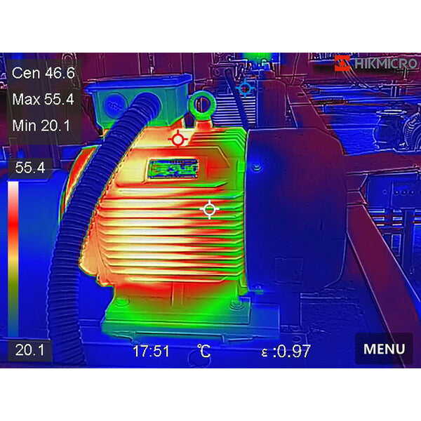 HIKMICRO（ハイクマイクロ） Pocket2 サーモグラフィーカメラ HMTP423AQF/W | 256×192解像度 8MP可視光カメラ -20℃～400℃ Wi-Fi対応 建物検査・電気設備点検