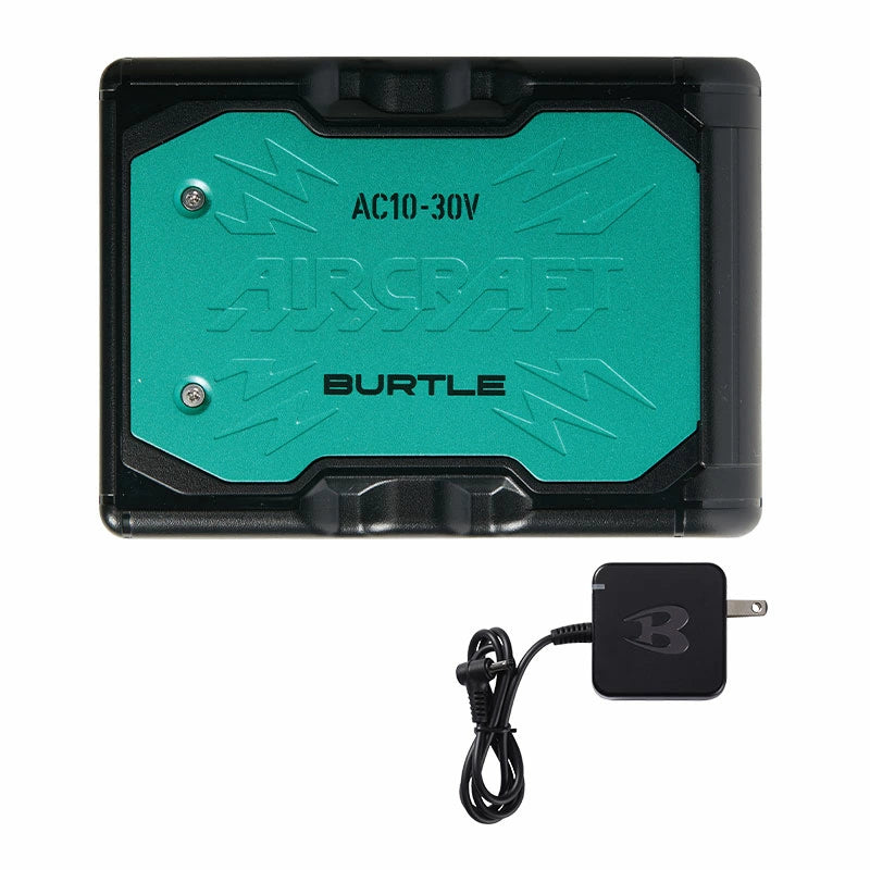 【正規品／選べる3パターン】BURTLE バートル AC10 ファンユニット バッテリー AC10-1 AC10-2 IC10-1 2026年最新モデル エアークラフト 30V 防水 最大120L/秒 5600mAh 急速充電 京セラ ファン付き作業服 セット 単品