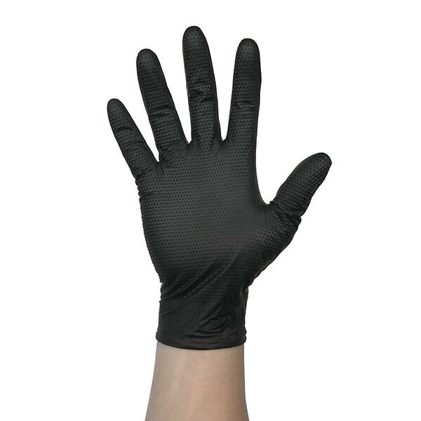 エステーPRO メカニックグローブ L NO1100-R-L | ニトリル手袋 粉なし 自動車整備用 使い捨て