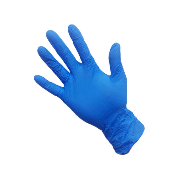 宇都宮製作 ニトリル手袋コンフォート 青 Mサイズ 100枚入 NBR035APFBBM パウダーフリー 左右兼用 食品衛生法適合