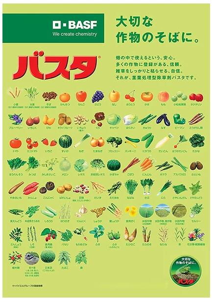 バスタ液剤 除草剤 500ml/1L/5L/20L | 非選択性茎葉処理型 グルホシネート系 農薬 BASFジャパン