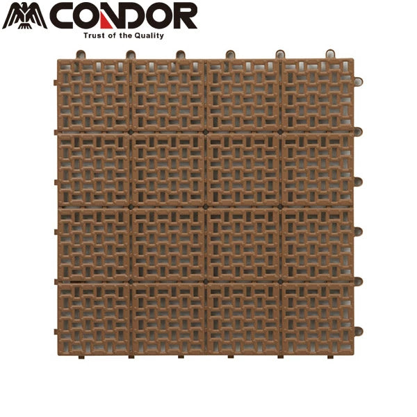 水切りジョイントマット 日本製 30cm×30cm 正方形 グリーン 30枚入 | 屋外屋内兼用 水切りユニット