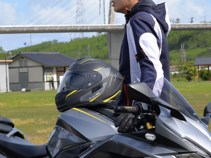WINS ウインズ A-FORCE RS FLASH typeC フルフェイスヘルメット インナーバイザー付き M/L/XL | SG/PSC規格 エアロ形状 バイク用