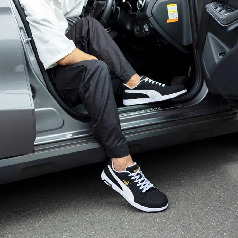 PUMA プーマ ヘリテイジ エアツイスト2.0 ロー 安全靴 作業靴 スニーカー セーフティシューズ メンズ レディース 軽量 静電気防止