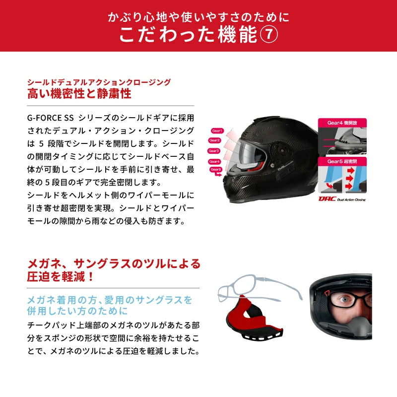 WINS ウインズ G-FORCE SS ジェット TYP ヘルメット | エアロ形状 軽量 バイク用