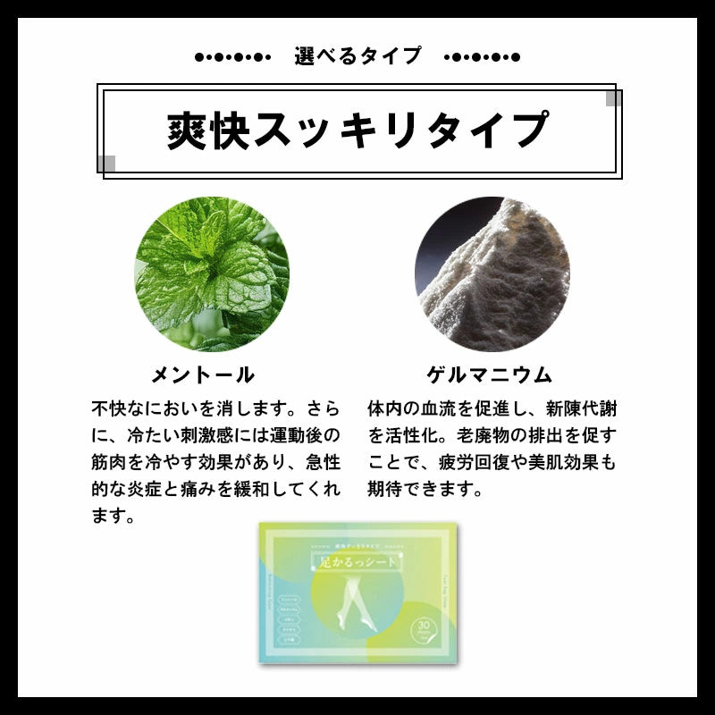 足裏樹液シート 足かるっシート 15セット（30枚入り）むくみ・冷え対策 日本製 高麗人参・ゲルマニウム配合 フットケア リラックス