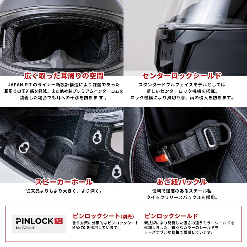 LS2 STREAM2 ジャパンフィット フルフェイスヘルメット | 国内正規品 SG/PSC認証 インナーバイザー付 軽量 バイク用