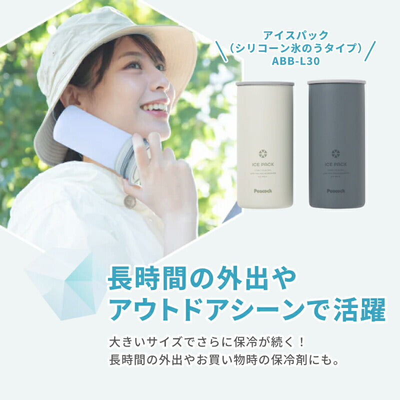 ピーコック アイスパック 氷嚢 水筒型 氷のう 真空断熱構造 熱中症対策