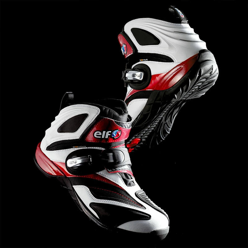 エルフ シンテーゼ14 ライディングシューズ 防水 防滑 バイクシューズ Synthese14 23-28cm EEE 幅広 メンズ レディース