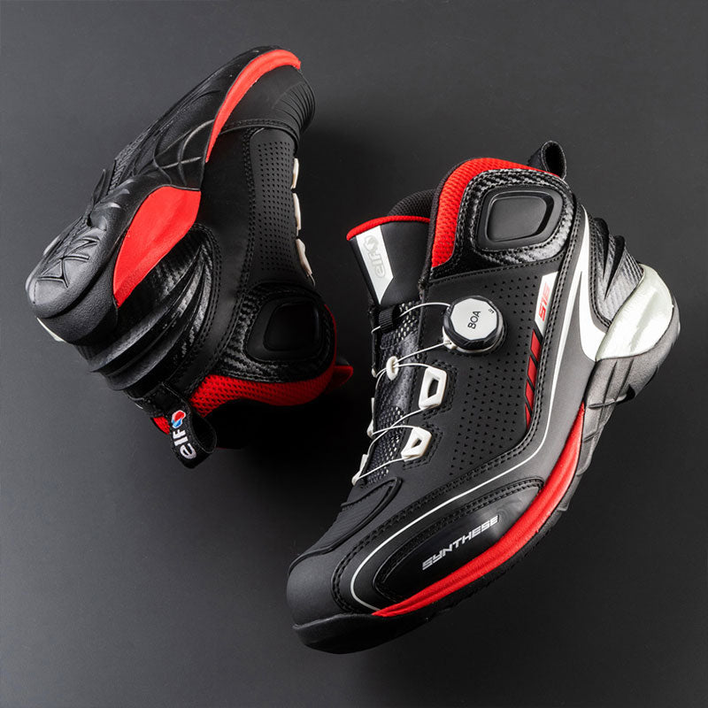 elf エルフ シンテーゼ16 ライディングシューズ BOAシステム EEE 幅広 バイクシューズ Synthese16 メンズ レディース