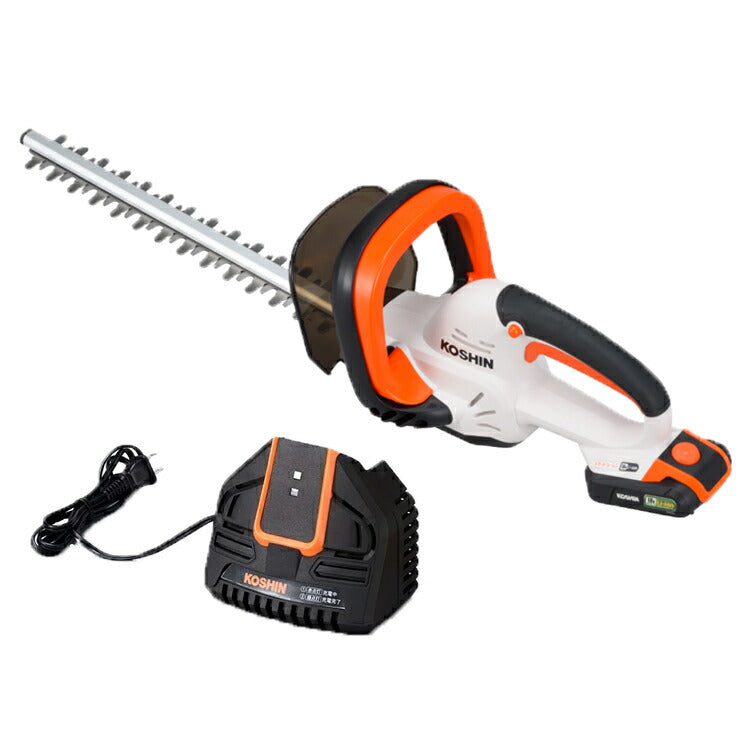 コーシン 充電式 ヘッジトリマー SHT-1820 18V 2.0Ah バッテリー・充電器セット 刈込幅350mm 生垣剪定 KOSHIN