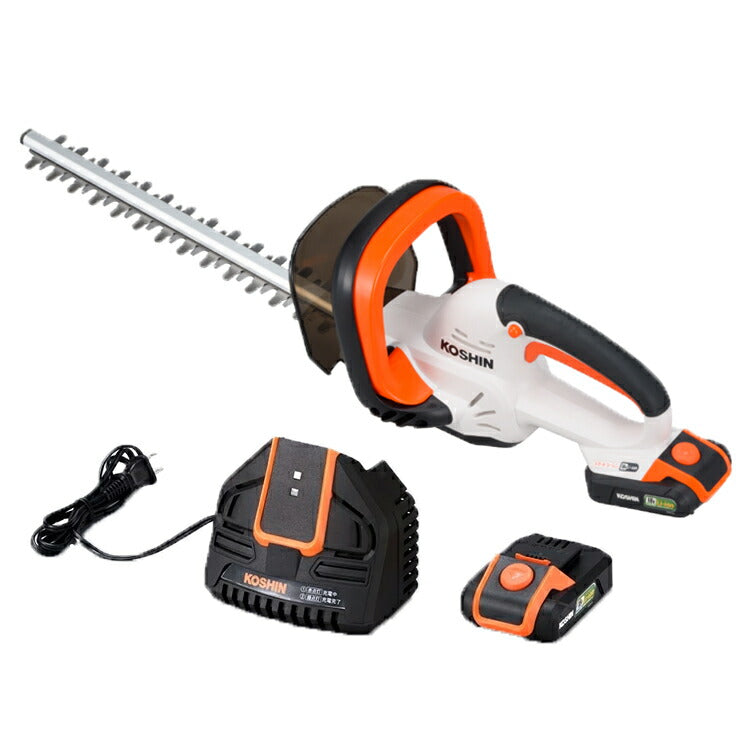 コーシン 充電式 ヘッジトリマー SHT-1820 18V 2.0Ah バッテリー・充電器セット 刈込幅350mm 生垣剪定 KOSHIN